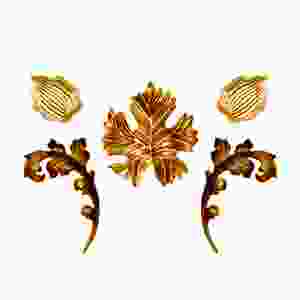 Кованые, чугунные, литые листья для изделий художественной ковки