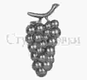 Кованая виноградная гроздь арт. SK21.14 разм. 135x67