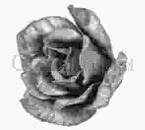 Кованый бутон розы арт. SK23.29.1 разм. 55x70